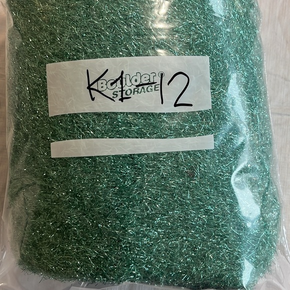 Sies Marjan Luxury Tinsel Sweater Metallic Fuzzy Sea Foam Crew Neck - Picture 16 of 16